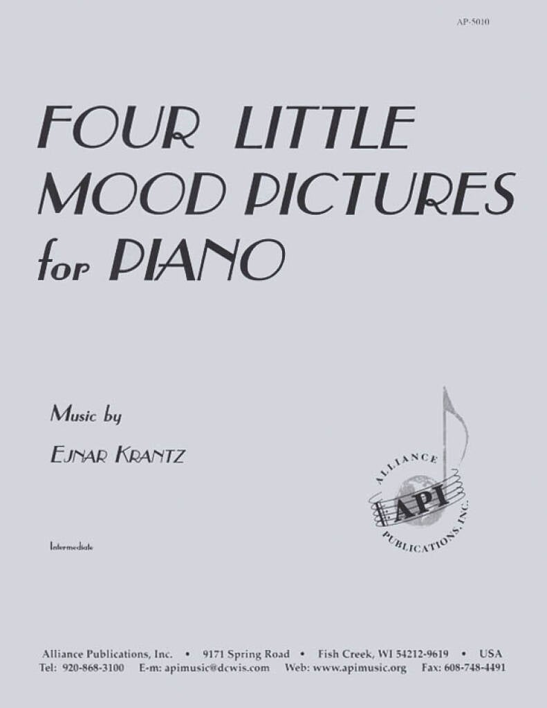 Four Little Mood Pictures for Piano